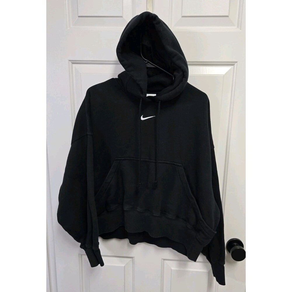 Nike Sportswear Fleece Women's Over-Oversized Pullover Hoodie Black S